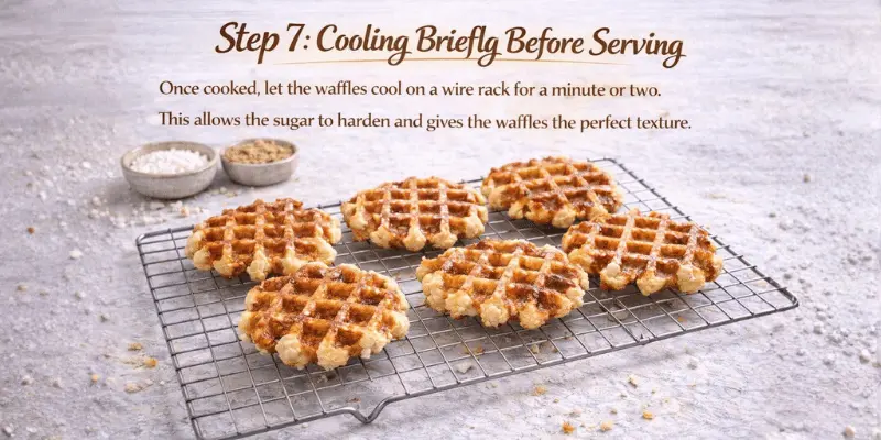Belgian Liege Waffles Recipe Step 7 Belgian Liege waffles recipe step 7