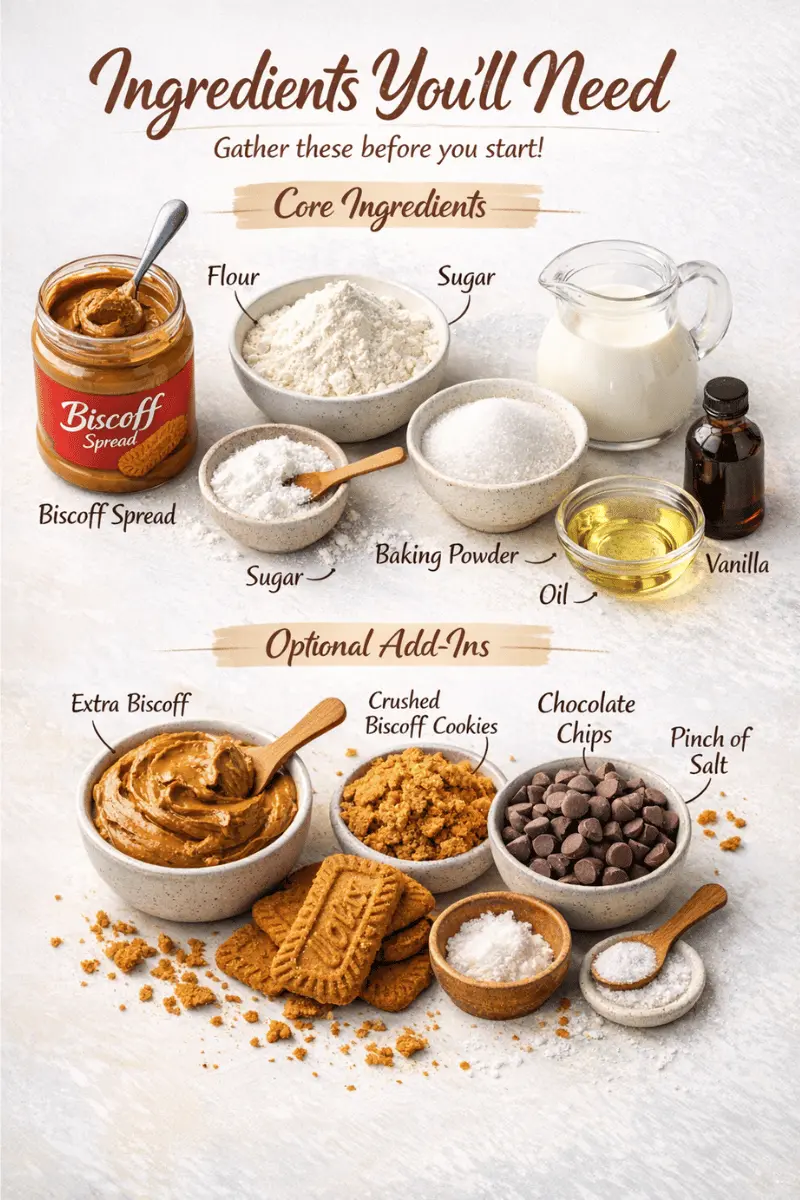 Biscoff Mug Cake Recipe Ingredients Biscoff Mug Cake recipe ingredients