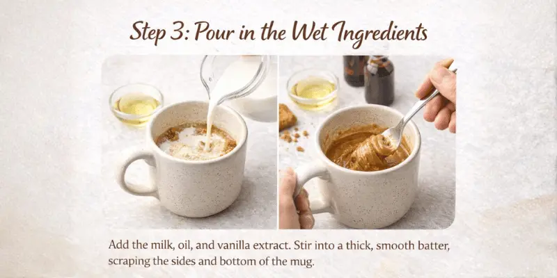 Biscoff Mug Cake Recipe Step 3 Biscoff Mug Cake recipe step 3