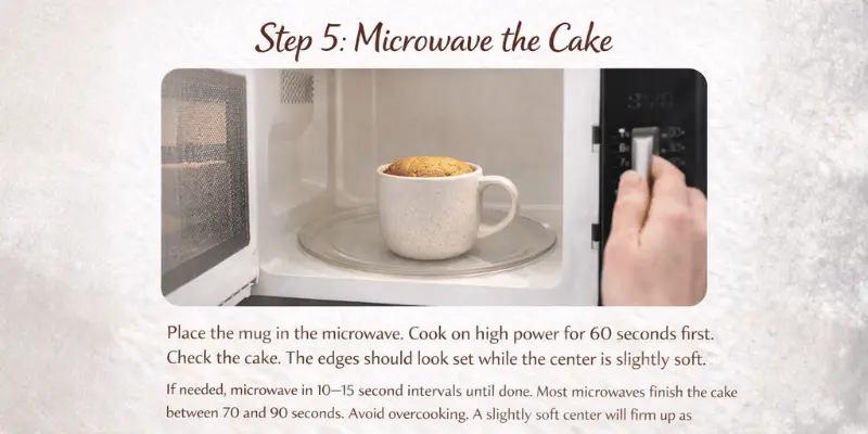 Biscoff Mug Cake Recipe Step 5 Biscoff Mug Cake recipe step 5