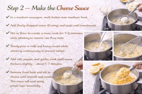 Cheesy Scalloped Potatoes recipe step 2