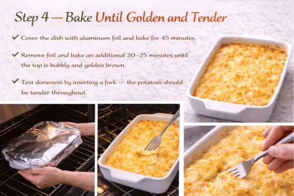 Cheesy Scalloped Potatoes recipe step 4