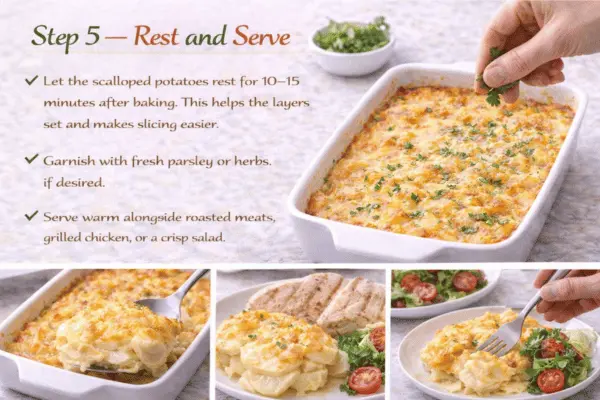 Cheesy Scalloped Potatoes recipe step 5