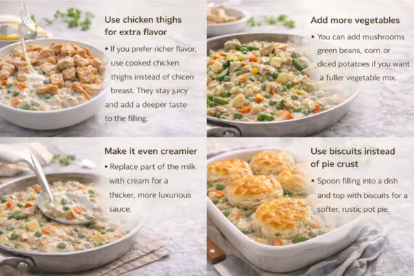 Chicken Pot Pie Recipe variations