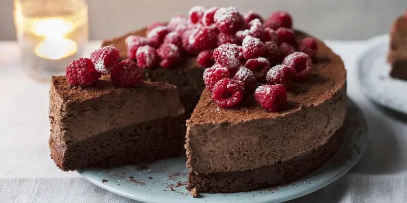 Chocolate Mousse Chiffon Cake