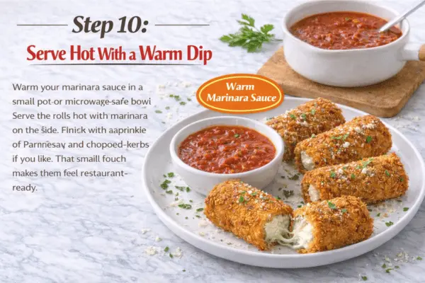 Crispy Fried Lasagna Rolls step 10