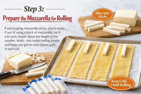 Crispy Fried Lasagna Rolls step 3