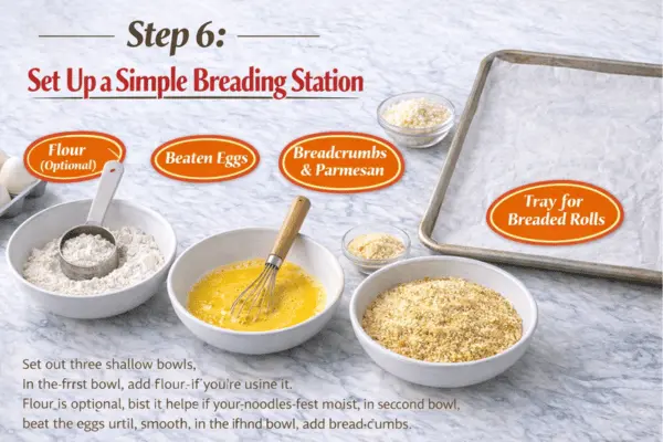 Crispy Fried Lasagna Rolls step 6