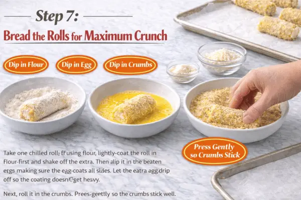 Crispy Fried Lasagna Rolls step 7