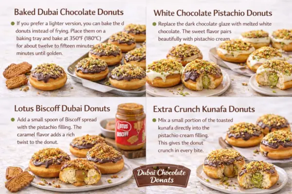 Dubai Chocolate Donut Recipe Variations Dubai Chocolate Donut Recipe variations