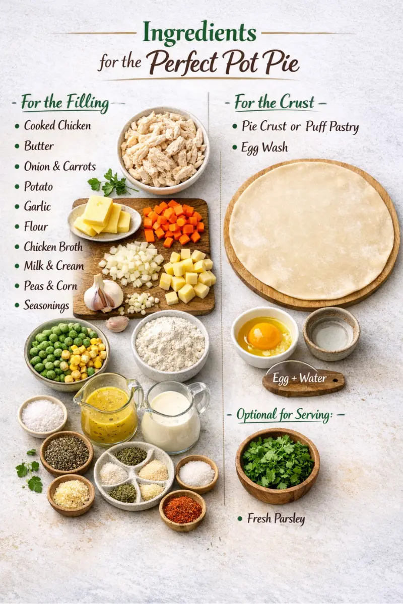 Kentucky Fried Chicken Pot Pie ingredient