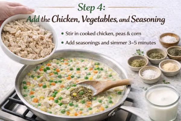 Kentucky Fried Chicken Pot Pie step 4