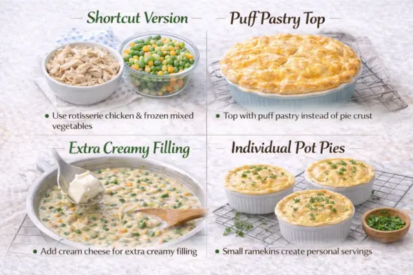 Kentucky Fried Chicken Pot Pie variations