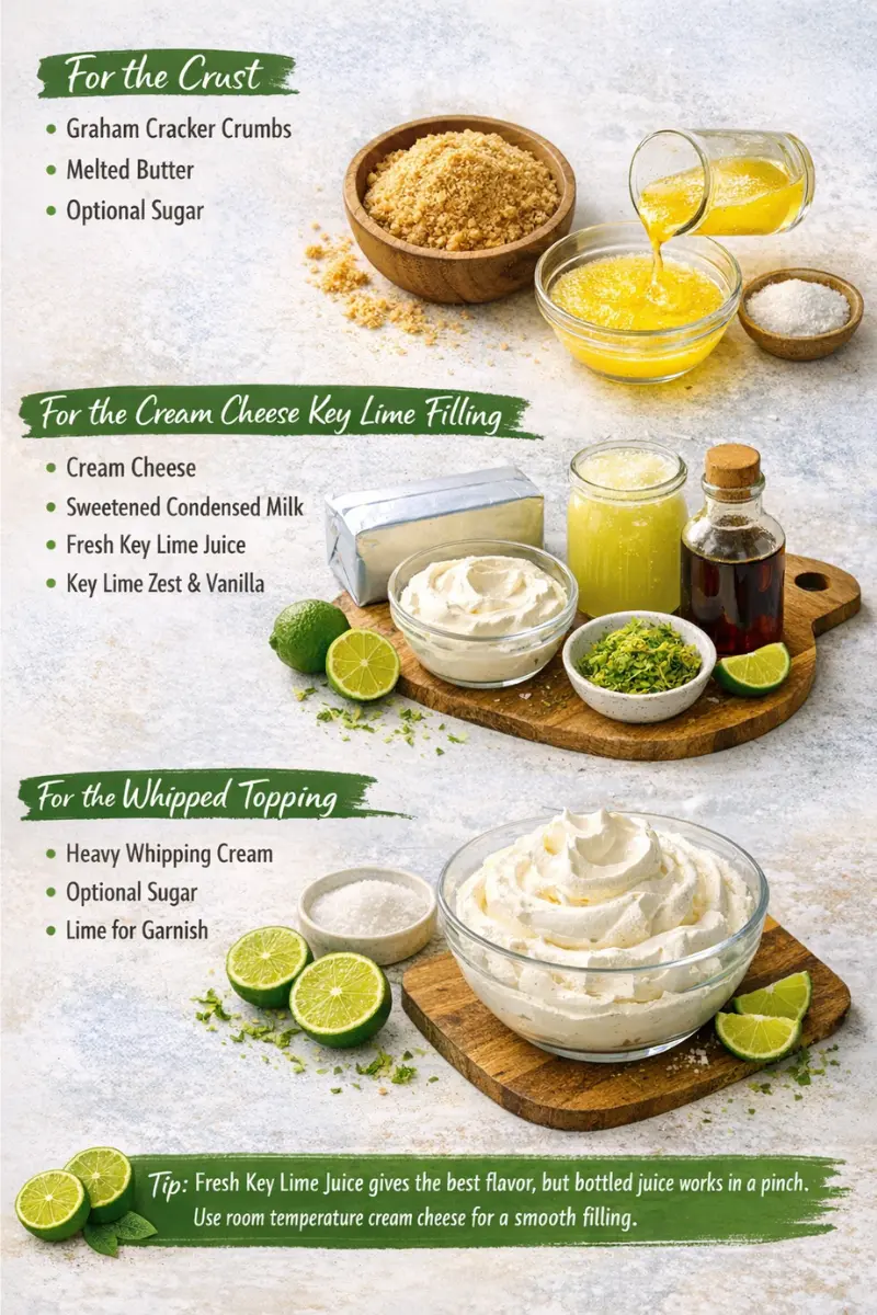 Key Lime Pie with Cream Cheese ingredient