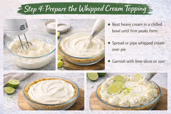 Key Lime Pie with Cream Cheese step 4