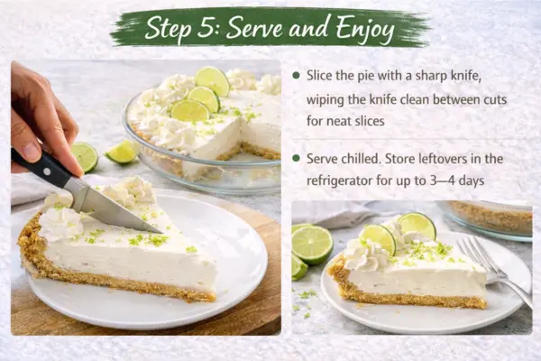 Key Lime Pie with Cream Cheese step 5