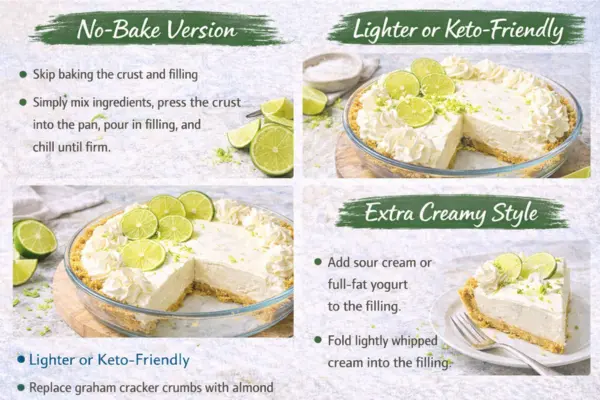 Key Lime Pie with Cream Cheese variations