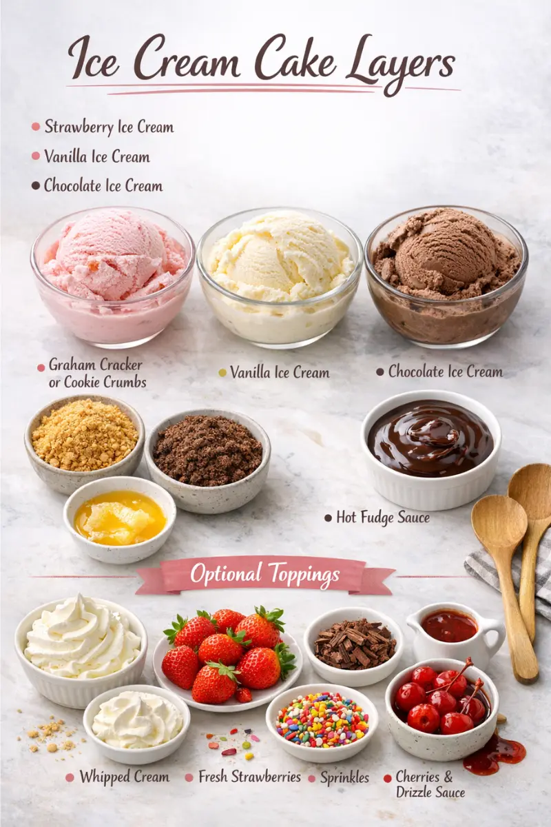 Neapolitan Ice Cream Cake ingredient