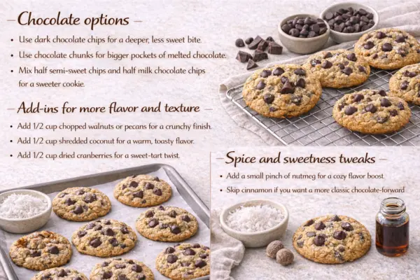 Oatmeal Chocolate Chip Cookies Recipe Variations Oatmeal Chocolate Chip Cookies Recipe variations