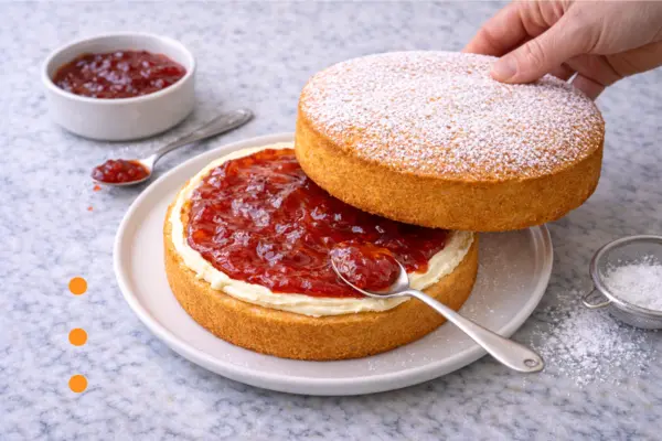 Victoria Sandwich Cake step 8