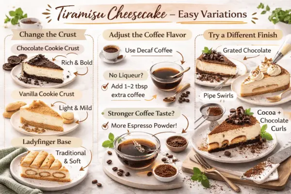 Baked Tiramisu Cheesecake Variations baked tiramisu cheesecake variations