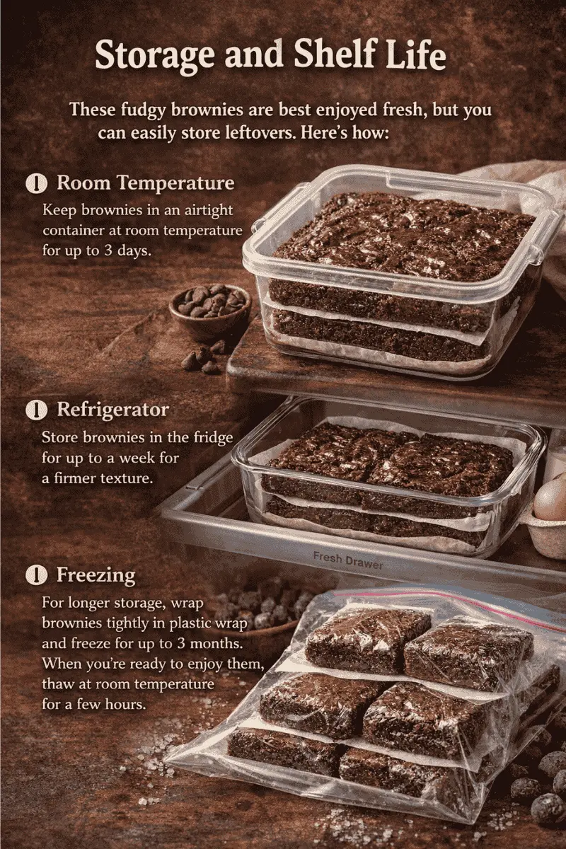 best fudgy brownies recipe storing tips