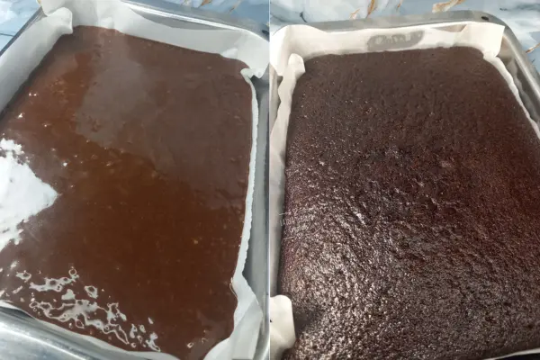 chcolate cake recipe step 5