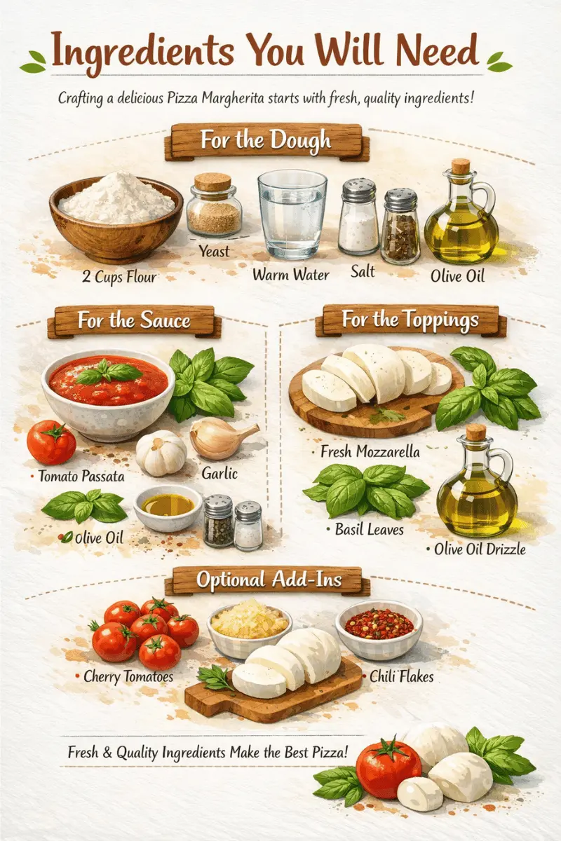 Easy Pizza Margherita Recipe Ingredients easy pizza margherita recipe ingredients