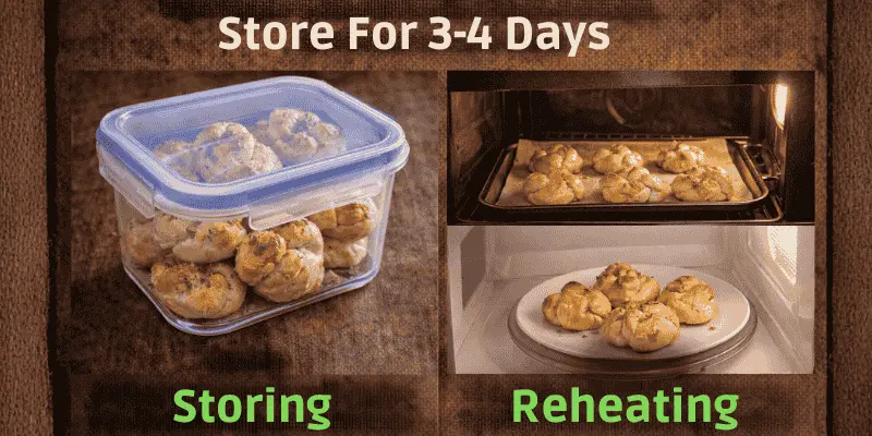 Garlic Knots Storing garlic knots storing