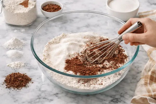 hot fudge chocolate cake recipe step 2