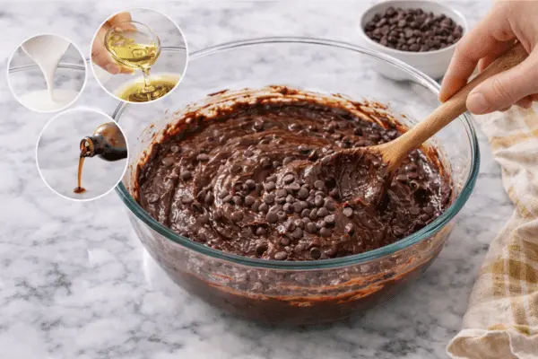 hot fudge chocolate cake recipe step 3