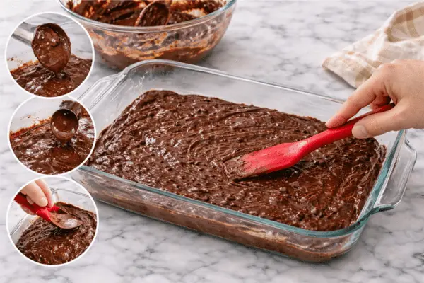 hot fudge chocolate cake recipe step 4