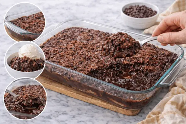 hot fudge chocolate cake recipe step 8