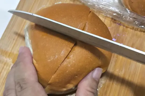 korean cream cheese garlic buns recipe step 2