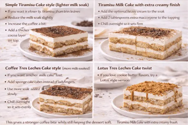 No Bake Tiramisu Tres Leches Cake Variations no bake tiramisu tres leches cake variations