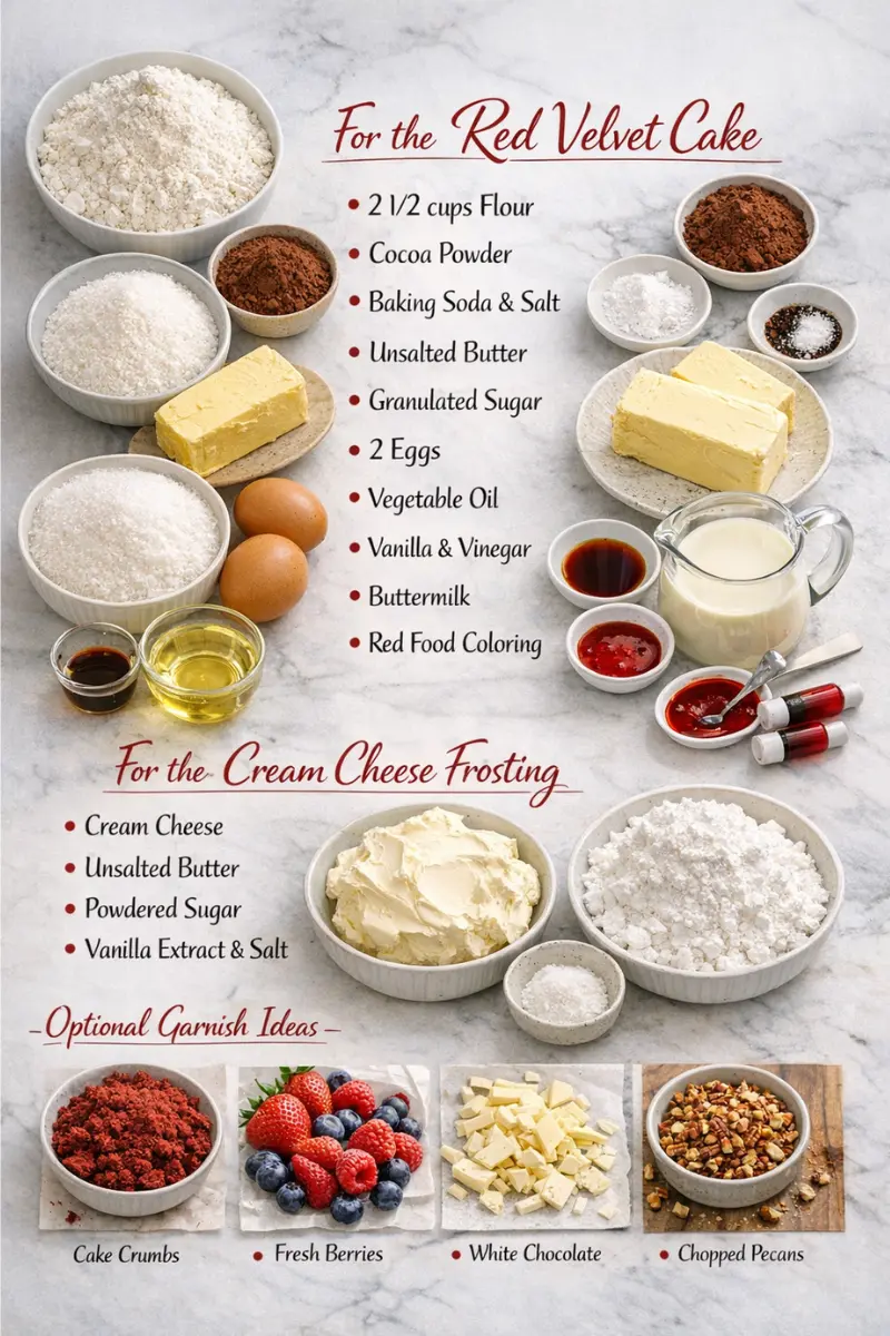 red Velvet Cake ingredient