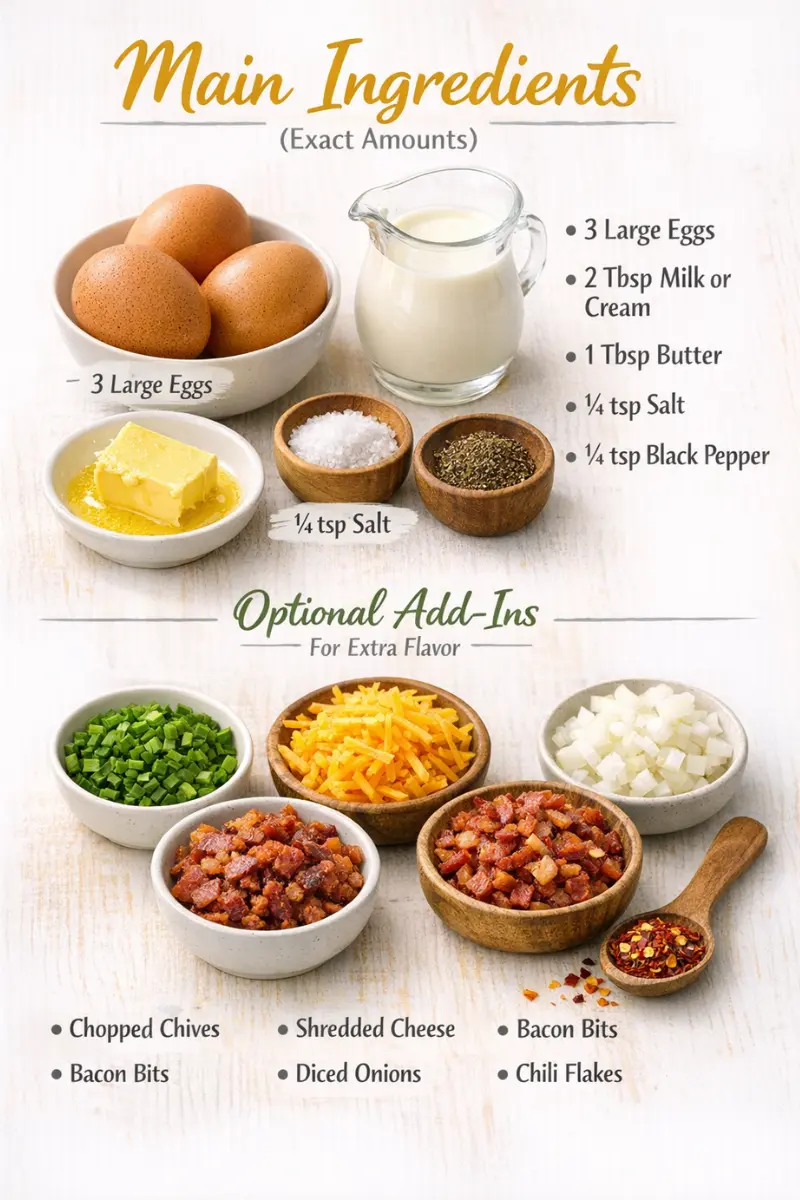 scrambled eggs ingredients