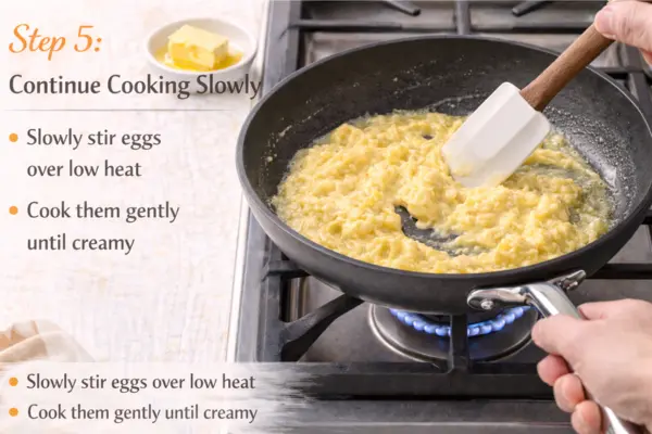 scrambled eggs step 5