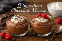 2 Ingredient Chocolate Mousse Recipe in 8 Steps Easy