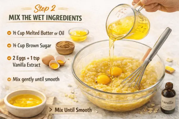 Banana Chocolate Chip Muffins Step 2 Banana Chocolate Chip Muffins step 2