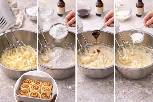 Banana bread cinnamon roll step 10