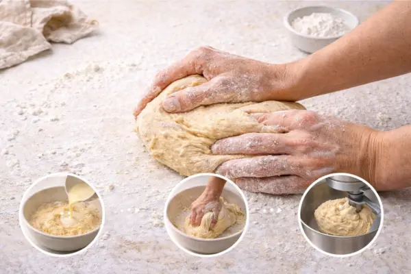 Banana bread cinnamon roll step 3