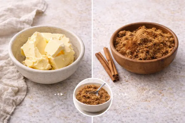 Banana bread cinnamon roll step 5