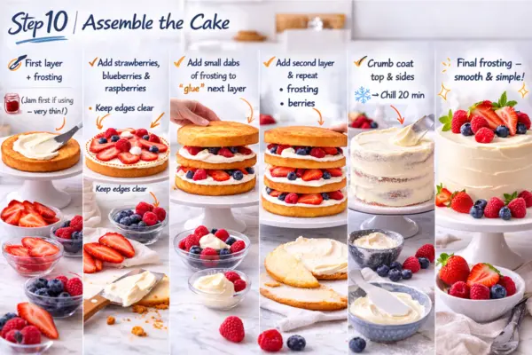 Berry Chantilly Cake Recipe Step 10 Berry Chantilly Cake Recipe step 10