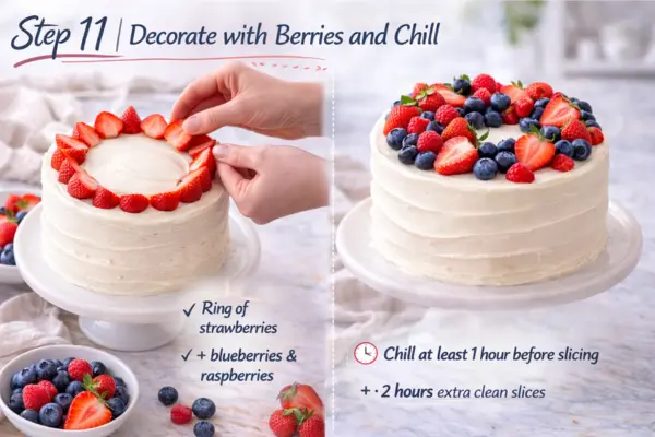Berry Chantilly Cake Recipe Step 11 Berry Chantilly Cake Recipe step 11