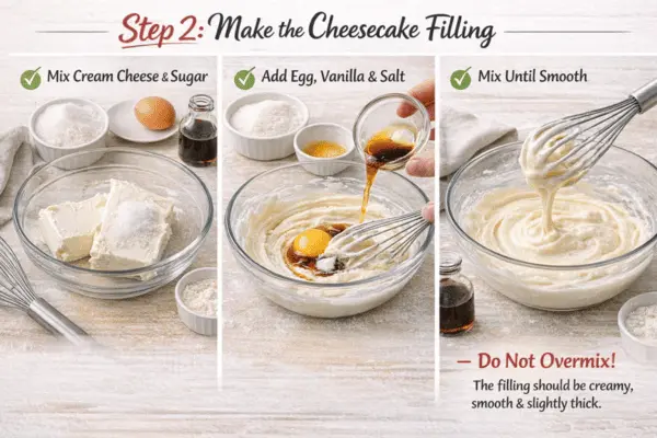 Cheesecake Croissant Buns Step 2 Cheesecake Croissant Buns step 2