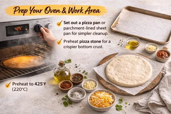 Chicken Fajita Pizza step 1