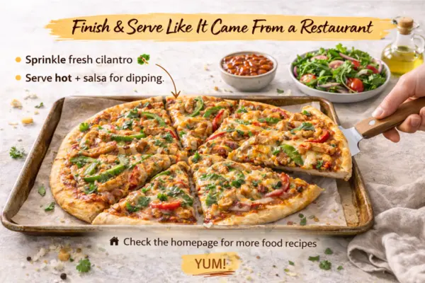 Chicken Fajita Pizza step 7