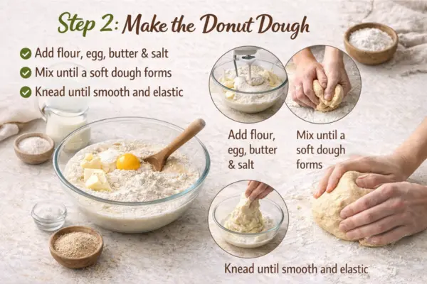 Dubai Chocolate Donut Recipe Step 2 Dubai Chocolate Donut Recipe step 2