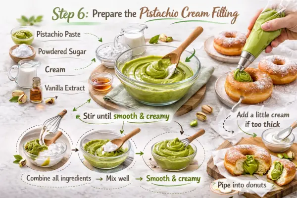 Dubai Chocolate Donut Recipe Step 6 Dubai Chocolate Donut Recipe step 6